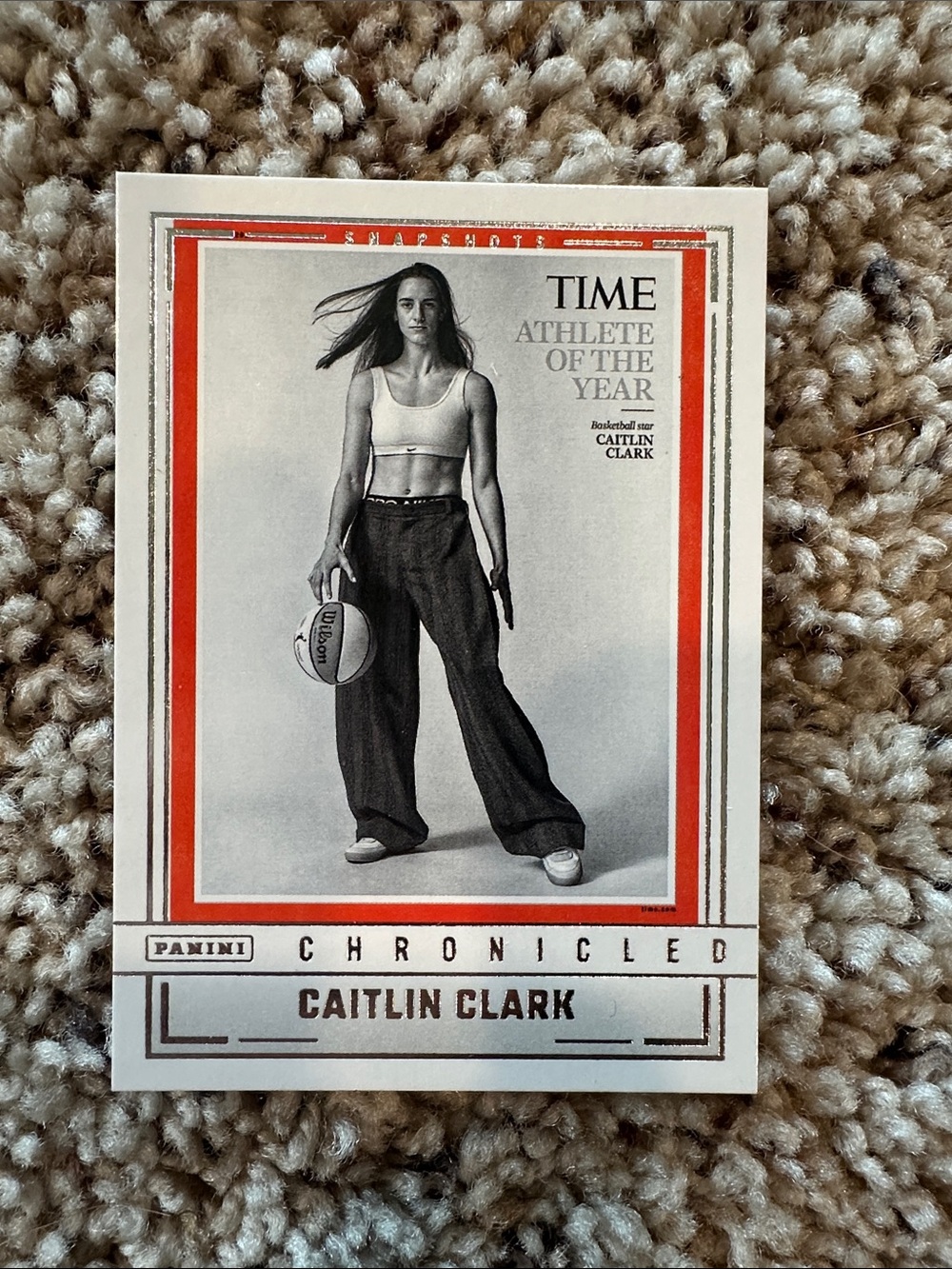 Panini Caitlin Clark chronicled time athlete of the year Card - #99
